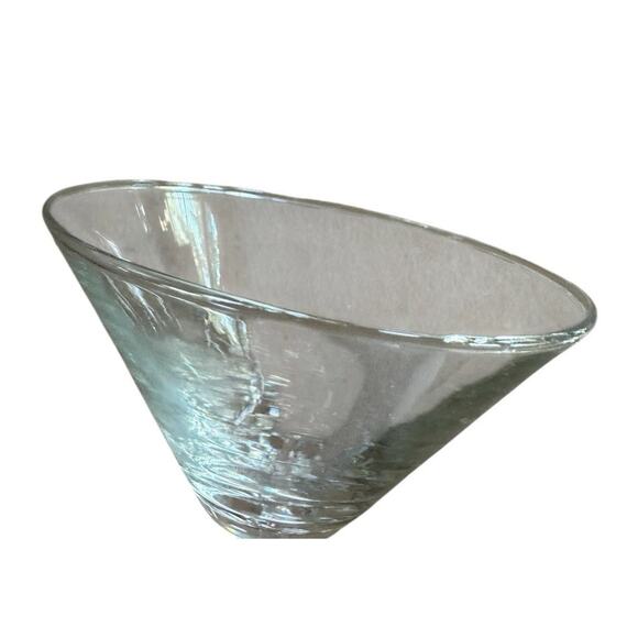 VTG Martini Glasses (2) 6" Dinner Party Bar Set Socializing Mancave Cocktails - Picture 5 of 10